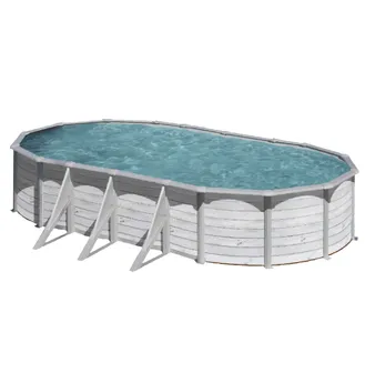 PISCINE ACIER 5,00x3,00 H 1,20 CERUSE